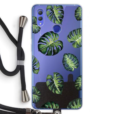 Tropische bladeren: Honor Note 10 Transparant Hoesje met koord