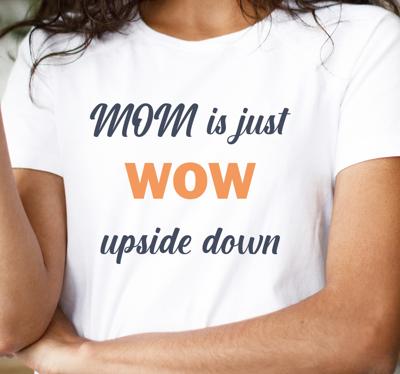 Moederdag t-shirt Mama is gewoon wauw