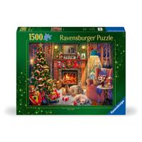 Ravensburger puzzel Kerstavond bij het haardvuur - 1500 stukjes