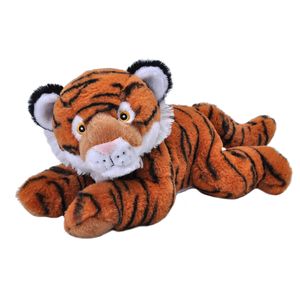 Pluche knuffel dieren Eco-kins tijger van 30 cm   -
