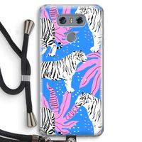 Tijger: LG G6 Transparant Hoesje met koord