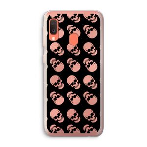 Musketon Skulls: Samsung Galaxy A20e Transparant Hoesje