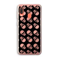 Musketon Skulls: Samsung Galaxy A20e Transparant Hoesje