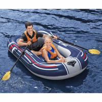 Bestway hydro-force opblaasboot met pomp en roeispanen blauw Bestway hydro-force opblaasboot met pomp en roeispanen blauw