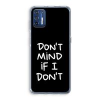 Don't Mind: Motorola Moto G9 Plus Transparant Hoesje