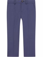 Dolce & Gabbana Kids pantalon en laine mélangée - Bleu - thumbnail