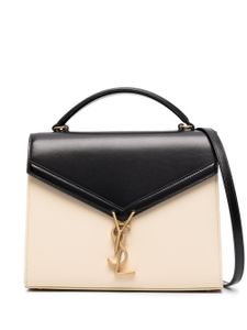 Saint Laurent sac cabas Cassandra bicolore - Noir