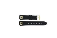 Horlogeband Guess GW0555L2 / W0555L2 / Hype Rubber Zwart 17mm