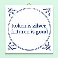 Tegeltje Koken is zilver
