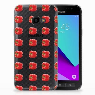Samsung Galaxy Xcover 4 | Xcover 4s | Siliconen Case | Paprika Red