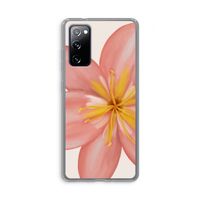 Pink Ellila Flower: Samsung Galaxy S20 FE / S20 FE 5G Transparant Hoesje