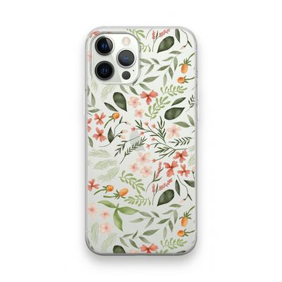Sweet little flowers: iPhone 12 Pro Transparant Hoesje