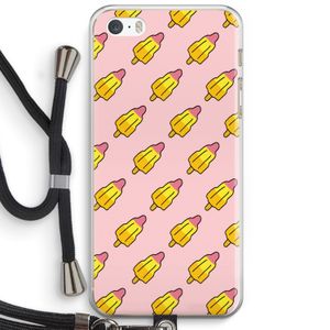 Waterijsjes: iPhone 5 / 5S / SE Transparant Hoesje met koord