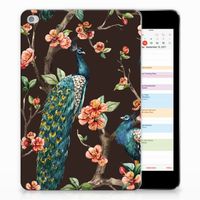 Apple iPad Mini 4 | Mini 5 (2019) Back Case Pauw met Bloemen - thumbnail