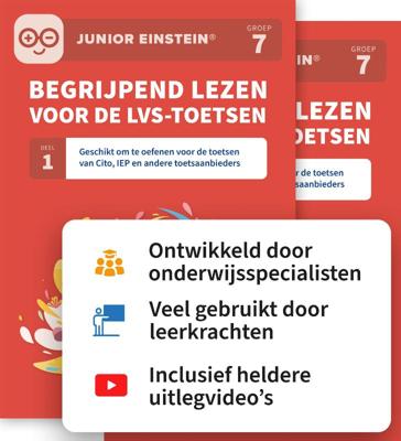 Begrijpend lezen voor de LVS-toetsen - Deel 1 en 2 - Groep 7 (Paperback)