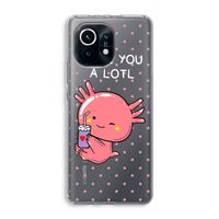 Love You A Lotl: Xiaomi Mi 11 Transparant Hoesje