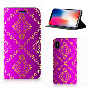 Telefoon Hoesje Apple iPhone X | Xs Barok Roze