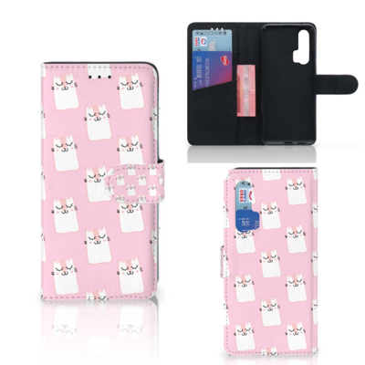 Honor 20 Pro | Telefoonhoesje | Met pasjeshouder | Sleeping Cats