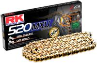 RK Chain 520 mxu 114 c gold/gold open