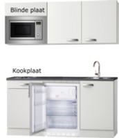 keukenblok 150cm met koelkast, wandkasten en magnetron RAI-9080 - thumbnail