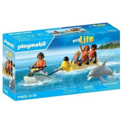 Playmobil 71905 Jetski, bananenboot en 4 figuren, My Life Beach Holidays, 22 onderdelen, vanaf 4 jaar