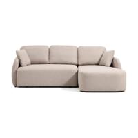 Kave Home Laira bank 3-zits met longue rechts chenille Beige
