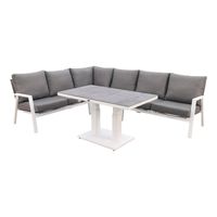 VDG Azoren lounge dining set links - white (tafel verstelbaar) - thumbnail
