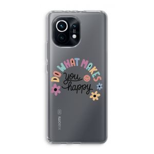 Happy days: Xiaomi Mi 11 Transparant Hoesje