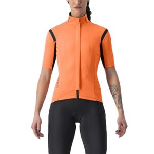 Castelli Gabba RoS 2 fietsjack korte mouw oranje/zwart dames M