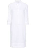 Peserico robe-chemise à ornements de perles - Blanc