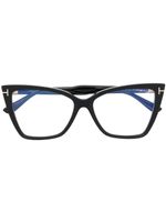 TOM FORD Eyewear lunettes de vue à monture géométrique - Noir