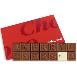 Chocolade Telegram ''Merry Christmas''