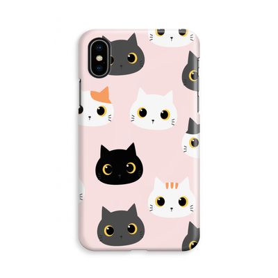 Katten: iPhone X Volledig Geprint Hoesje