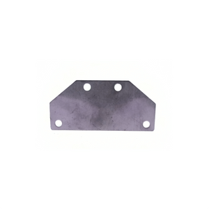 Dr Verloopplaat rvs voor gazelle bagageager 27-80mm