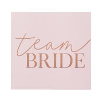 Team Bride Gastenboek Vrijgezellenfeest