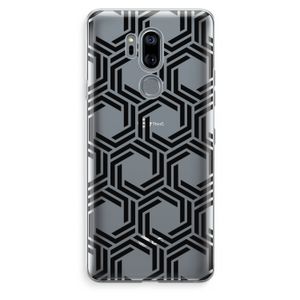Geometrisch patroon: LG G7 Thinq Transparant Hoesje