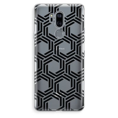 Geometrisch patroon: LG G7 Thinq Transparant Hoesje