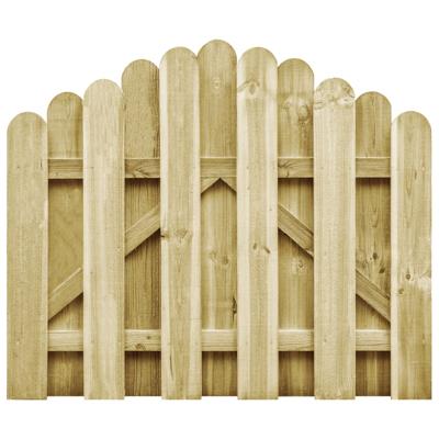 Poort 100x75 cm groen geïmpregneerd grenenhout