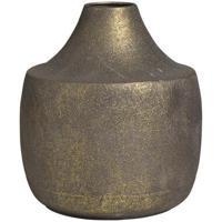 Vaas Louis - goudkleur - metaal - 24,5xØ22 cm - Leen Bakker