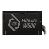 Cooler Master Elite NEX White 230V 500 power supply unit 500 W 24-pin ATX ATX Zwart - thumbnail