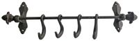 Esschert Design wandhaak 10 x 49,5 x 16 cm gietijzer zwart - thumbnail