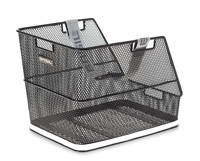 Basil class - schooltas fietsmand - achterop - zwart