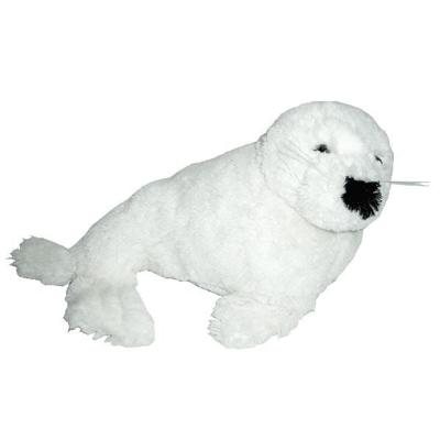 Diversen Pluche zeehond wit 24 cm