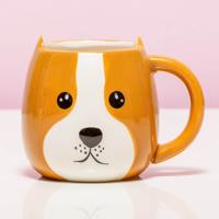 Dierenmok - Hond bruin/wit