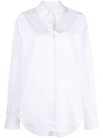 MOSCHINO JEANS chemise en coton à patch cœur - Blanc - thumbnail