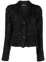 Fabiana Filippi cardigan à sequins - Noir - thumbnail