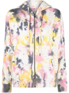 Zadig&Voltaire hoodie en coton tie-dye à ornement en cristal - Blanc