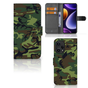 Xiaomi Poco F5 Telefoon Hoesje Army Dark