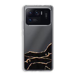 Gouden marmer: Xiaomi Mi 11 Ultra Transparant Hoesje