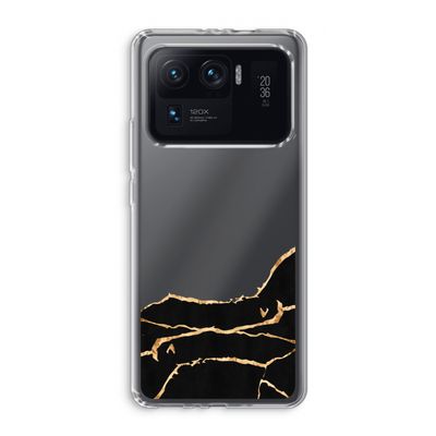 Gouden marmer: Xiaomi Mi 11 Ultra Transparant Hoesje